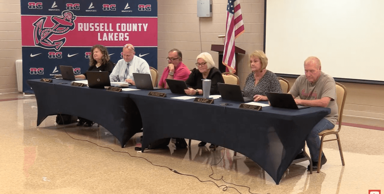 Russell County Board of Education, August 15, 2022.