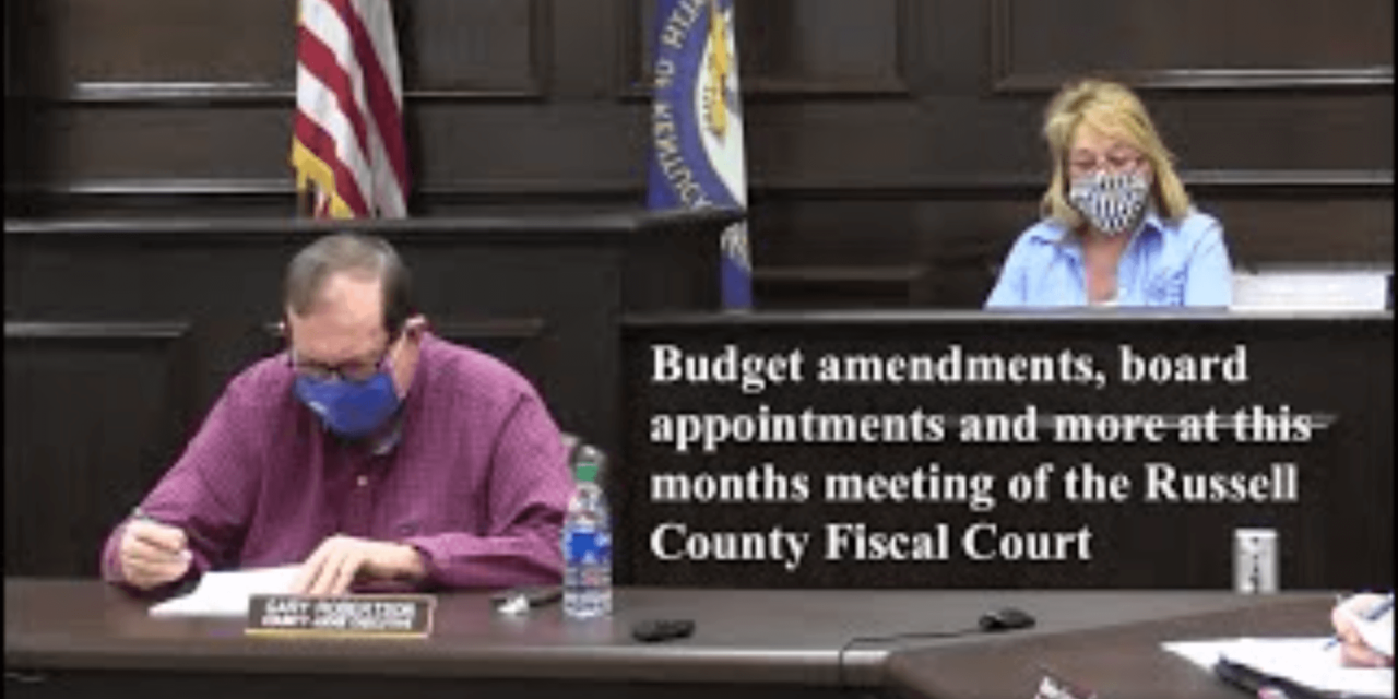 Russell County Fiscal Court, February 8, 2021.