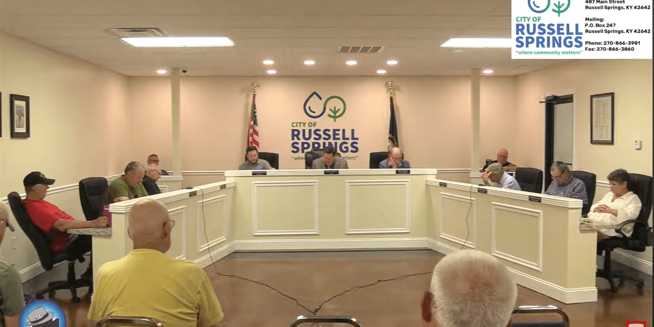 Russell Springs City Council August 11, 2022