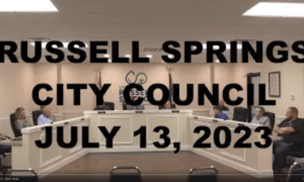 Russell Springs City Council, July 13, 2023