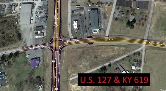 u.s. 127 road work