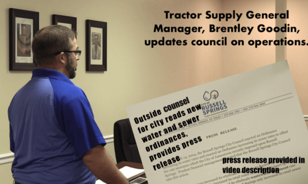 Russell Springs City Council, March 14, 2024