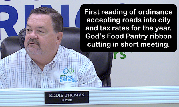 Russell Springs City Council, Special Called Meeting, Sept 23, 2024