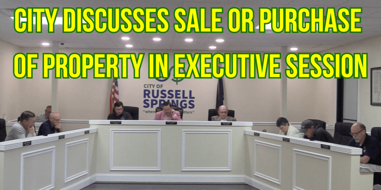 Russell Springs City Council, April 30, 2026
