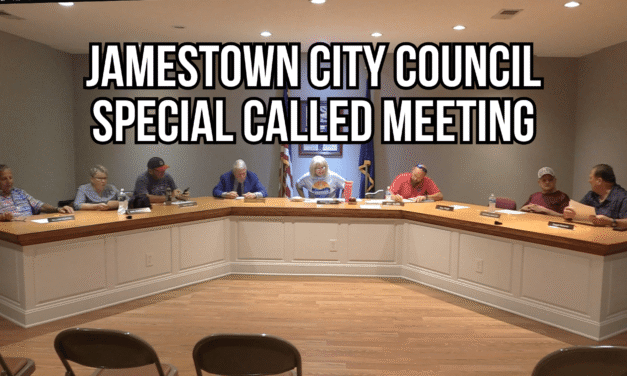 Jamestown City Council SPECIAL CALLED MEETING , May 28, 2026