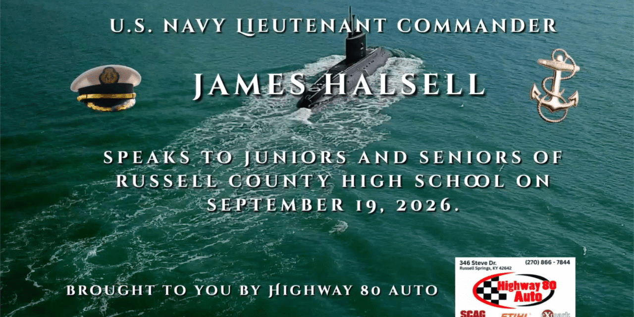 U.S. Navy Lieutenant Commander James Halsell talk for RCHS Juniors and Seniors – 18 Sept 2026