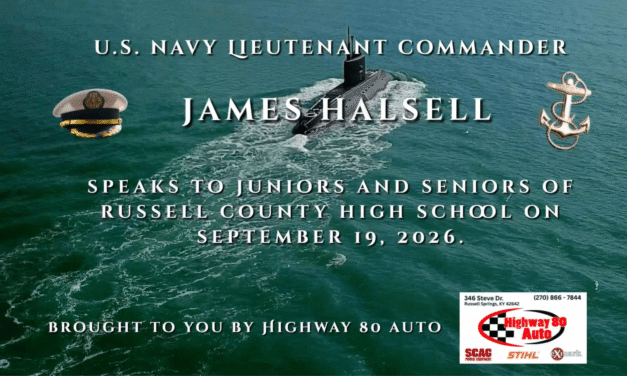 U.S. Navy Lieutenant Commander James Halsell talk for RCHS Juniors and Seniors – 18 Sept 2026